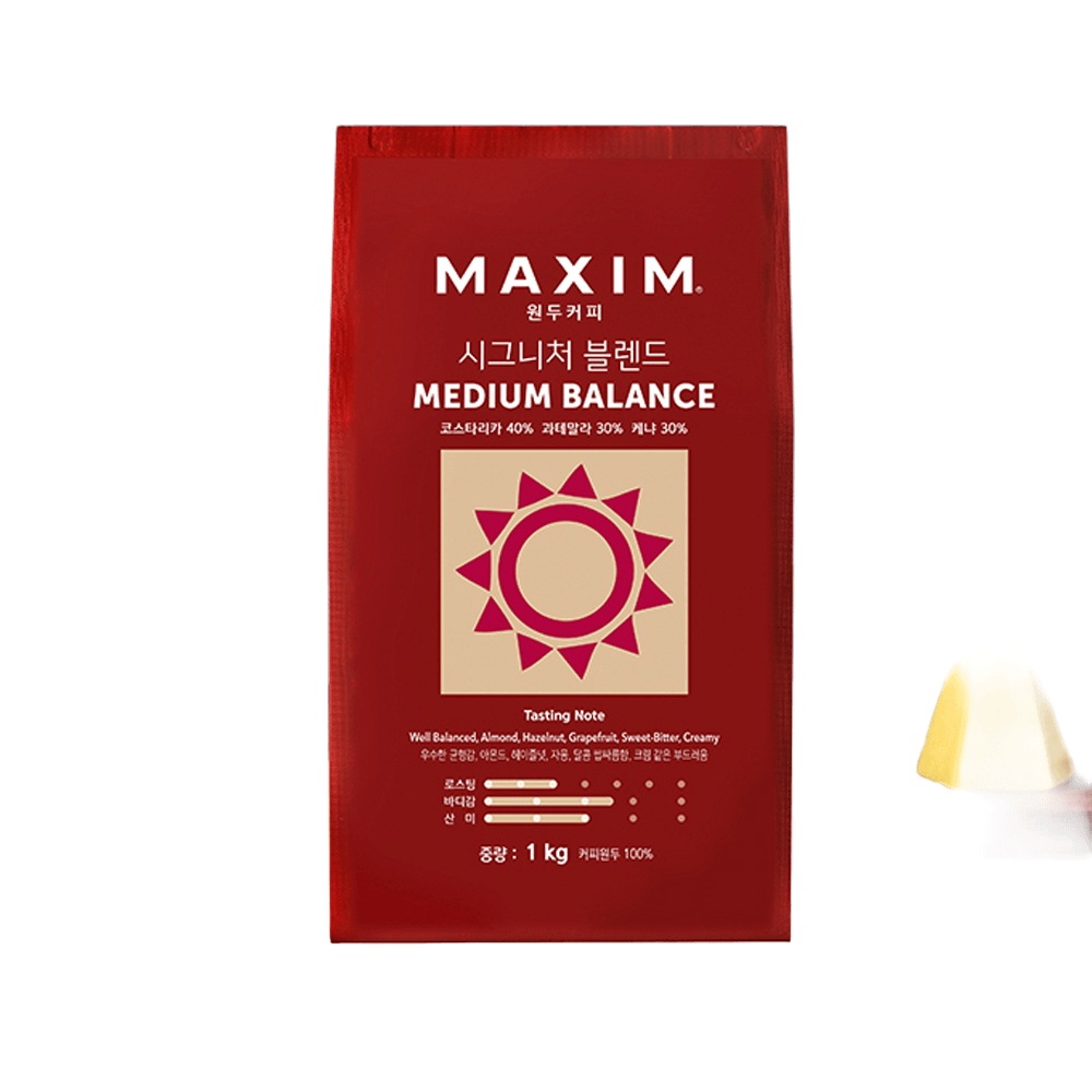 [ホルビン] マキシム コーヒー豆 ミディアムバランス 1kg