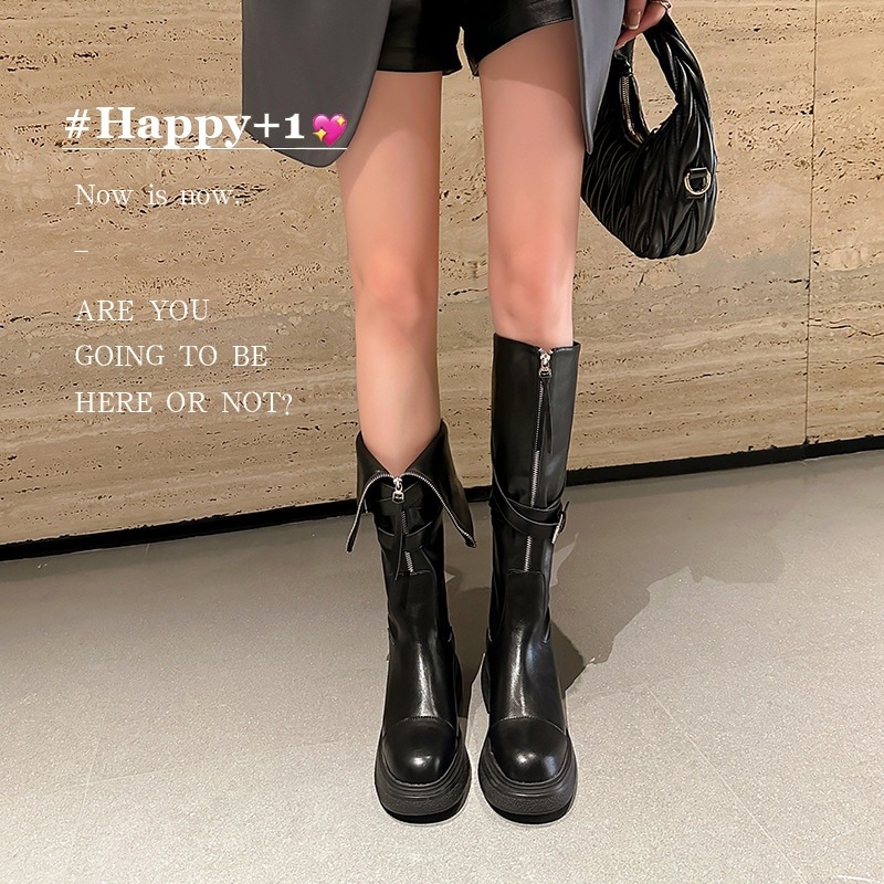 新作 秋冬ファッション レディースブーツ ブーツ ローヒール 快適 靴 厚底ブーツ シューズ 厚底シューズ シューズ ブーティー 美脚 歩きやすい