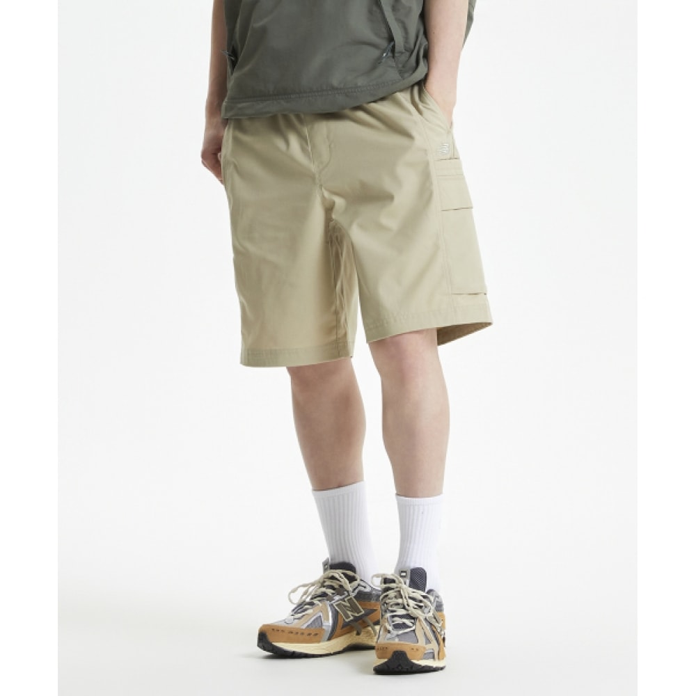 ニューバランス NBNVF21473/UNI ヘリテージコットンカーゴ 5パーツショーツ (ベージュ)