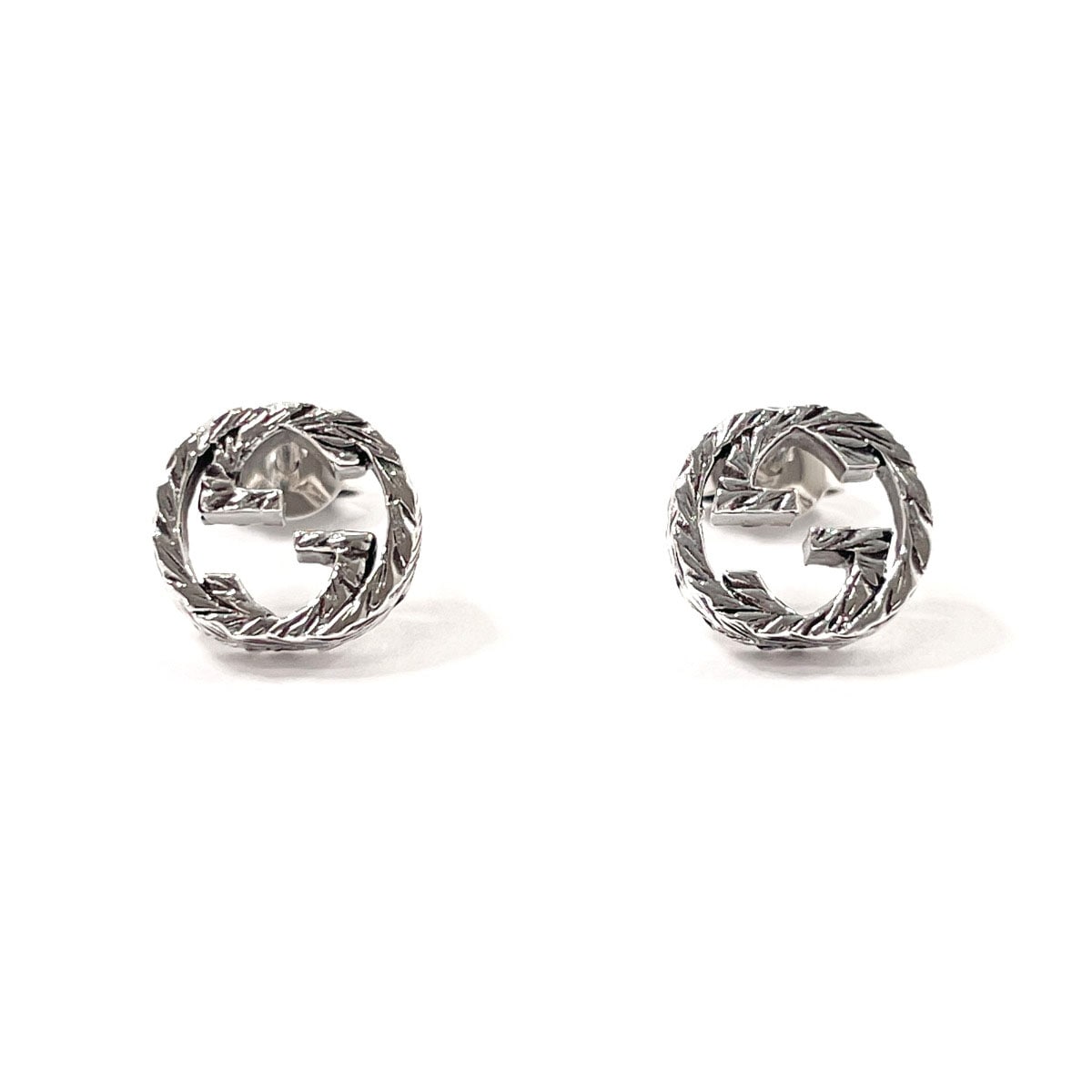 457109 J8400 0811 インターロッキング G ピアス シルバー シルバー925 ユニセックス