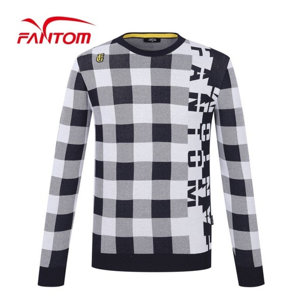 (Phantom) メンズクーリーバーチェックニット