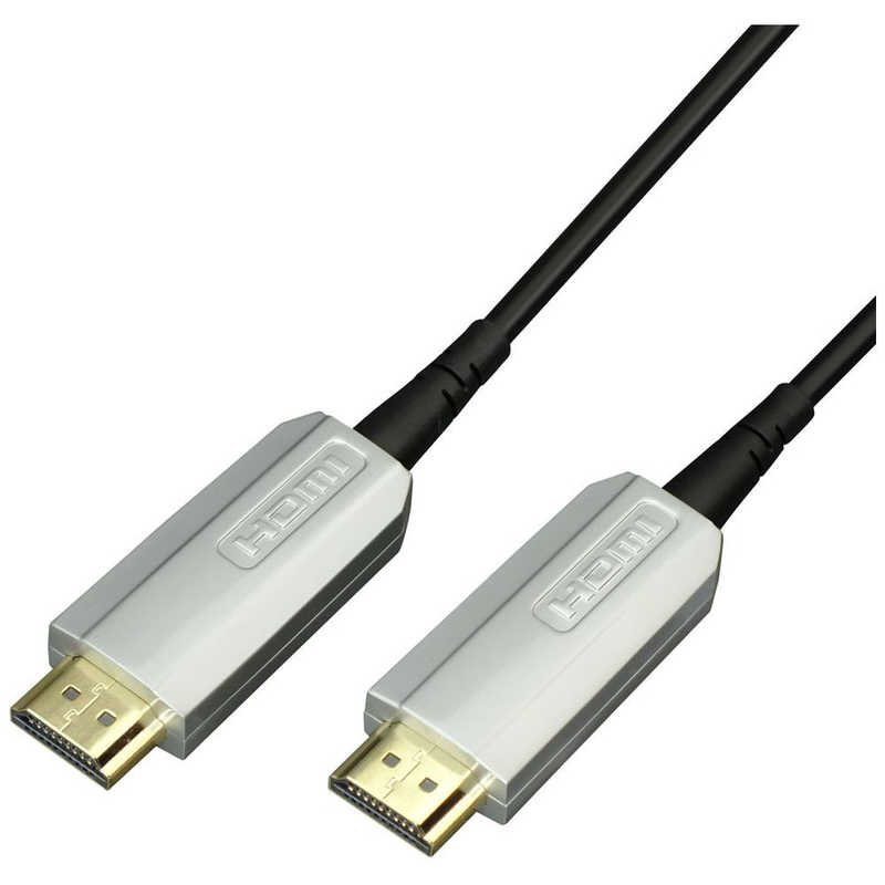ラトックシステム　HDMIケーブル シルバー [20m /HDMIHDMI /スリムタイプ /4K対応]　RCL-HDAOC4K60-020
