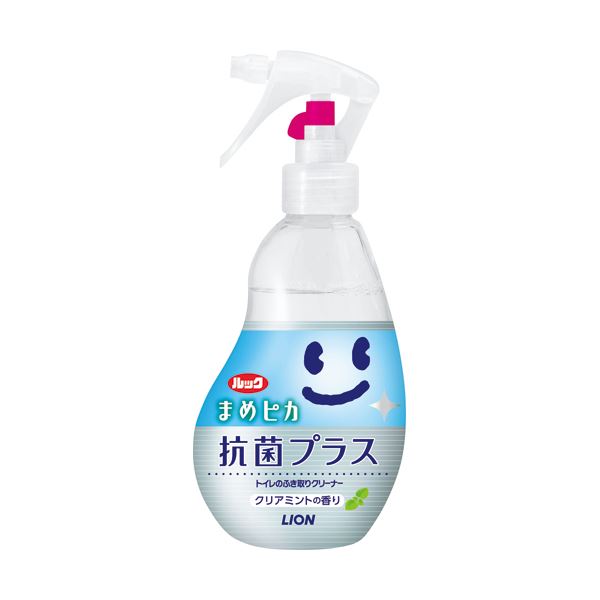 （まとめ）ライオン ルック まめピカ 抗菌プラストイレのふき取りクリーナー 本体 210ml TSHKR 1本 (×10セット) 5,234円