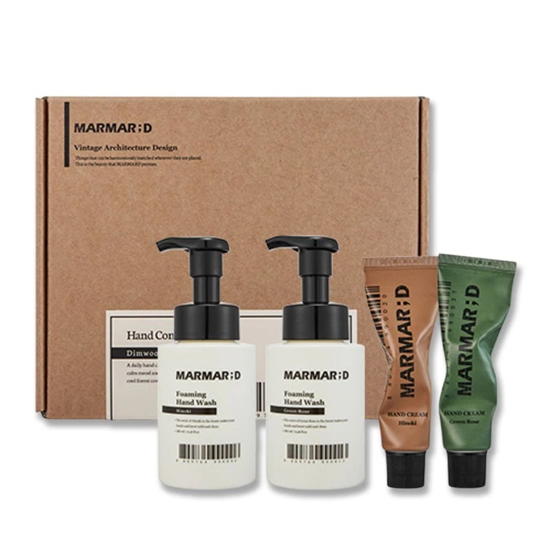 【韓国直送】 マルマルディ ハンドウォッシュ&ハンドクリーム 4点セット 韓国 人気 ハンドクリーム セット ギフト 保湿 手荒れ いい香り いい匂い 香水