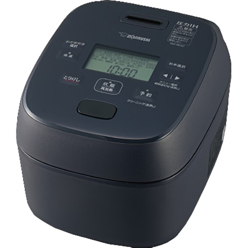 ZOJIRUSHI 象印 圧力IH炊飯ジャー NW-MC07-BZ スレートブラック 豪熱大火力 4合炊きモデル