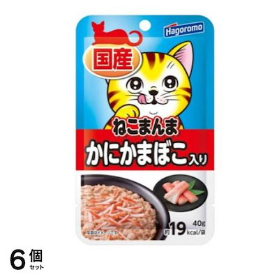 他サイト： はごろもフーズ ねこまんまパウチ かにかま入り 40g 3個セットの商品画像