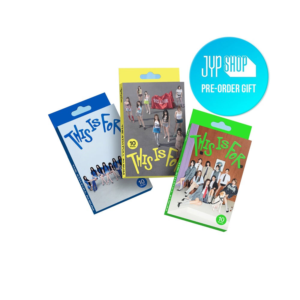 【FANS SHOP特典選択】 TWICE - THIS IS FOR / POLAROID ver / アルバム / アルバム3種セット