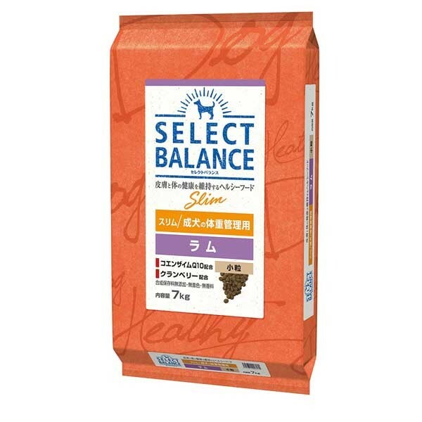 セレクトバランス スリム ラム 小粒 成犬の体重管理用 7kg
