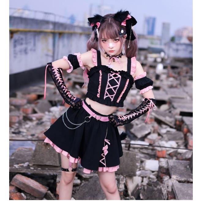 【人気製品 急速出荷】 ワンピース コスプレ ロリータ ゴスロリ パーティー 発表会 可愛い リボン フリル ワンピース かわいい おしゃれ 文化祭 学園祭 衣装 コス