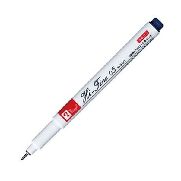 （まとめ）寺西化学 油性マーカー マジックインキNo.900 青 M900R-T3 1セット（10本）(×10セット)