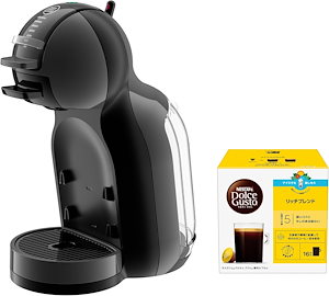 ネスカフェ ドルチェ グスト ミニミー ピアノブラックグレー カプセルセット(リッチブレンド16P),コーヒーメーカー
