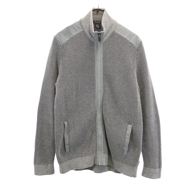 長袖 ジップ ジャケット M グレー メンズ