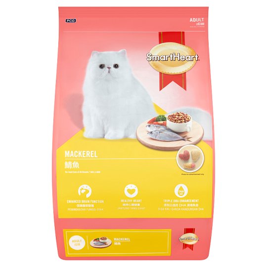 人気が高い Mackerel SmartHeart for 1.2kg Food Cat Breeds All of Cats Adult