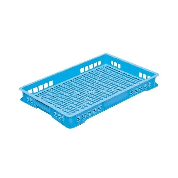 (10個セット) トレー・めんコンテナー/食品用コンテナー (ブルー) T-20