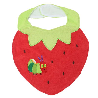 他サイト： はらぺこあおむし ベビービブ キャラ スタイ いちご エリックカール 絵本キャラクター グッズの商品画像