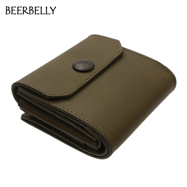 ビアベリー BEERBELLY HATCHBACK ハッチバック コンパクト 財布 ウォレット LISCIO-GRIGIO リスシオレザー 271-000443-019