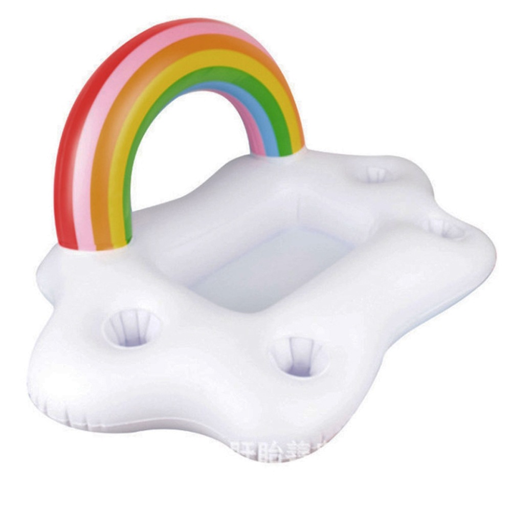 Withmolly ボート用ウォーターチューブ用インフレータブル牽引可能チューブペットインフレータブルボートチューブウォータースポーツプールレインボーInflatable Towable Tubes 6,952円