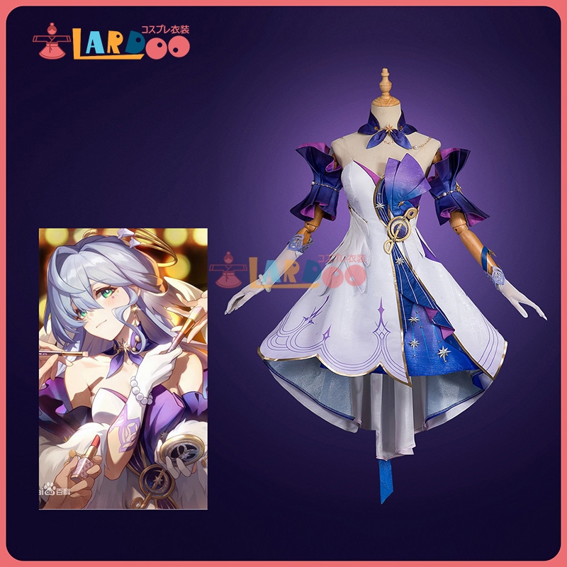 崩壊スターレイル HonkaiStarRail ロビン-Robin 天環道具付き コスチューム コスプレ衣装靴ウイッグ808