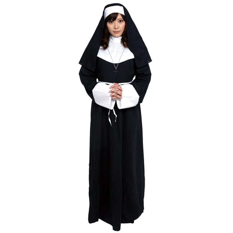 コスプレ 仮装 Patymo Happyシスター(修道女) 【 コスプレ 衣装 ハロウィン 仮装 レディース 服 コスチューム シスター 大人用 余興 修道服 女性用 パーティーグッズ 】