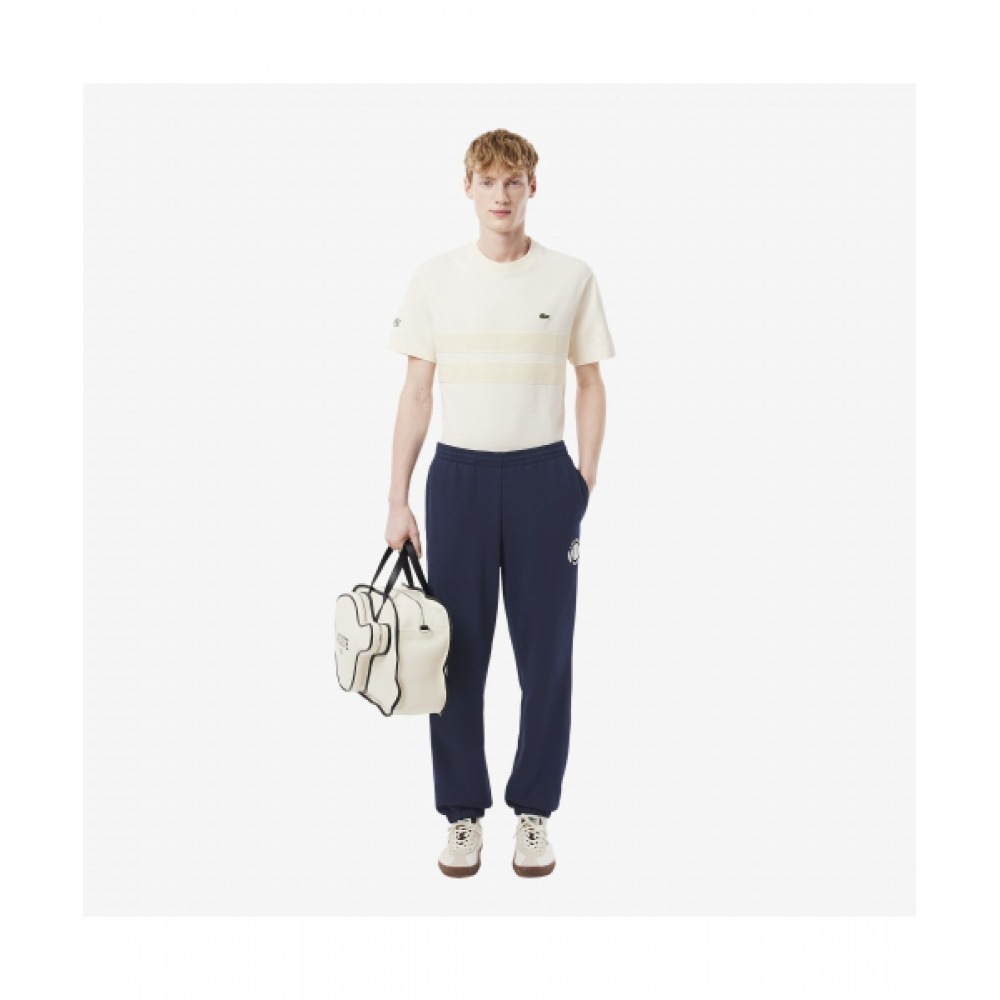 LACOSTE メンズ レギュラーフィット グラフィック ジョガーパンツ [ネイビー] 18,039円