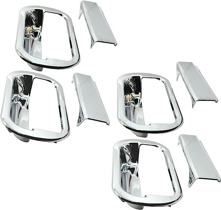 NEW キャンター ドアハンドルカバー 三菱ふそう ドアグリップ メッキ ガーニッシュ 両面 テープ 2tトラック 左右セット 2セット