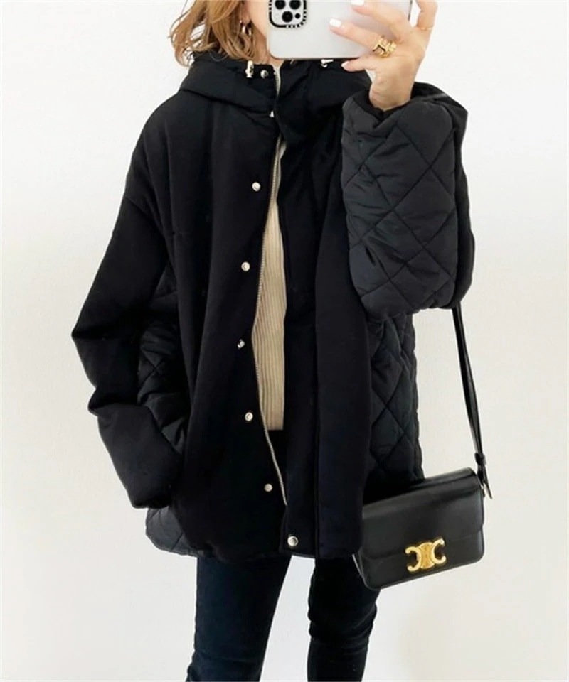 冬アウター新作 日系 中綿コート 気質 快適性 コート はボアで決まり人気ボアアウターキルティングアウター