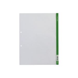 （まとめ）キングジム クリアホルダー Lホルダー730 A4S 緑(×50セット)