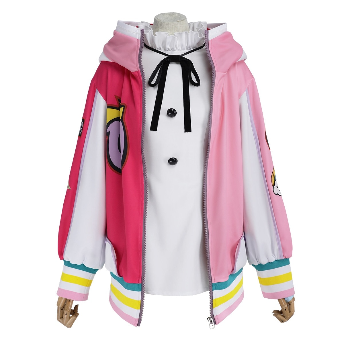 [2026 新作]HOLOUNCOSER ワンピース フィルム レッド ONE PIECE FILM RED ウタ 歌姫 コスプレ 衣装 ヘッドホン付 C服 フルセット 仮装 ハロウィン アニメ