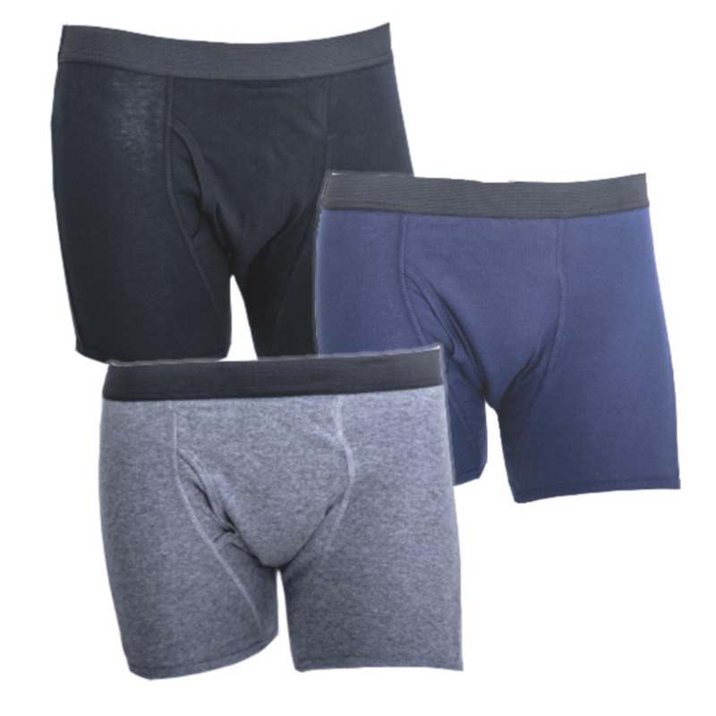 失禁パンツ 3枚セット 男 メンズ 尿漏れ パンツ 漏れない 介護 ボクサー トランクス 高齢者 シニア 大人 中失禁 重失禁 200cc 大容量 吸収 コットン 綿 通気性