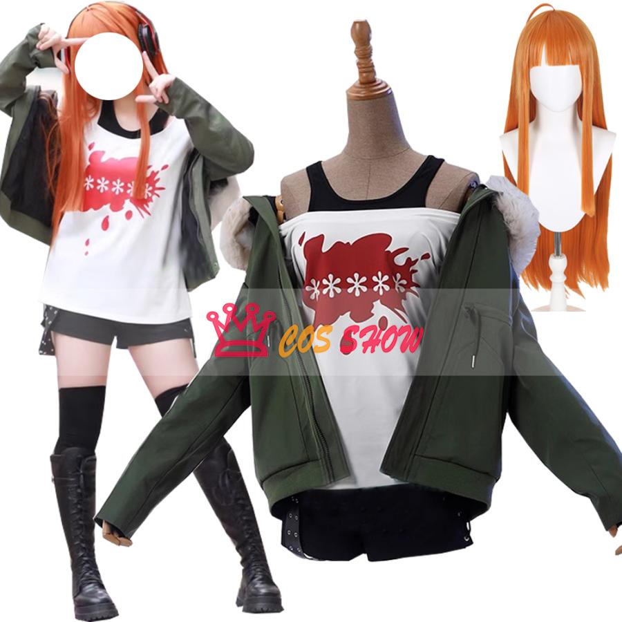 人気商品N0.1 ペルソナ5 怪盗団 佐倉双葉 コスプレ衣装 ウィッグ能 cosplay 仮装 日常服 イベント ステージ服 舞台 ハロウィン クリスマス