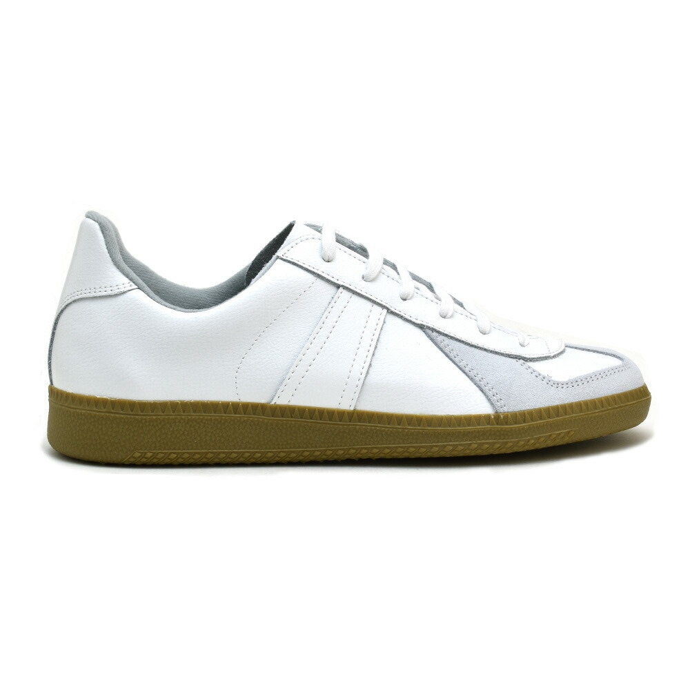 ジャーマントレーナー ホワイト 白 GERMAN TRAINER 1183 WHITE ドイツ軍 トレーニングシューズ スニーカー [1183-white]