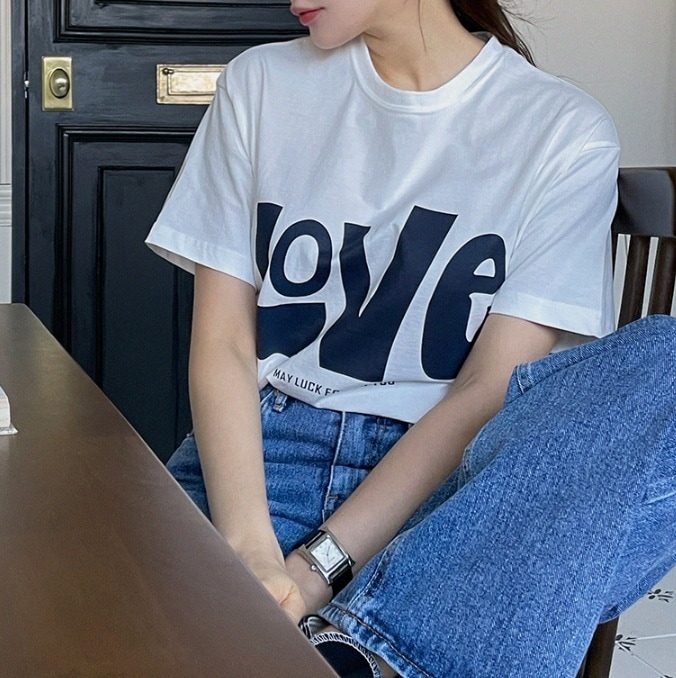 プリントTシャツ 半袖トップス カジュアルTシャツ トップス Tシャツ シャツ プルオーバー 白シャツ 袖あり 半袖 5分袖 五分袖 Uネック ラウンドネック スリム ストレート Iライン スマート