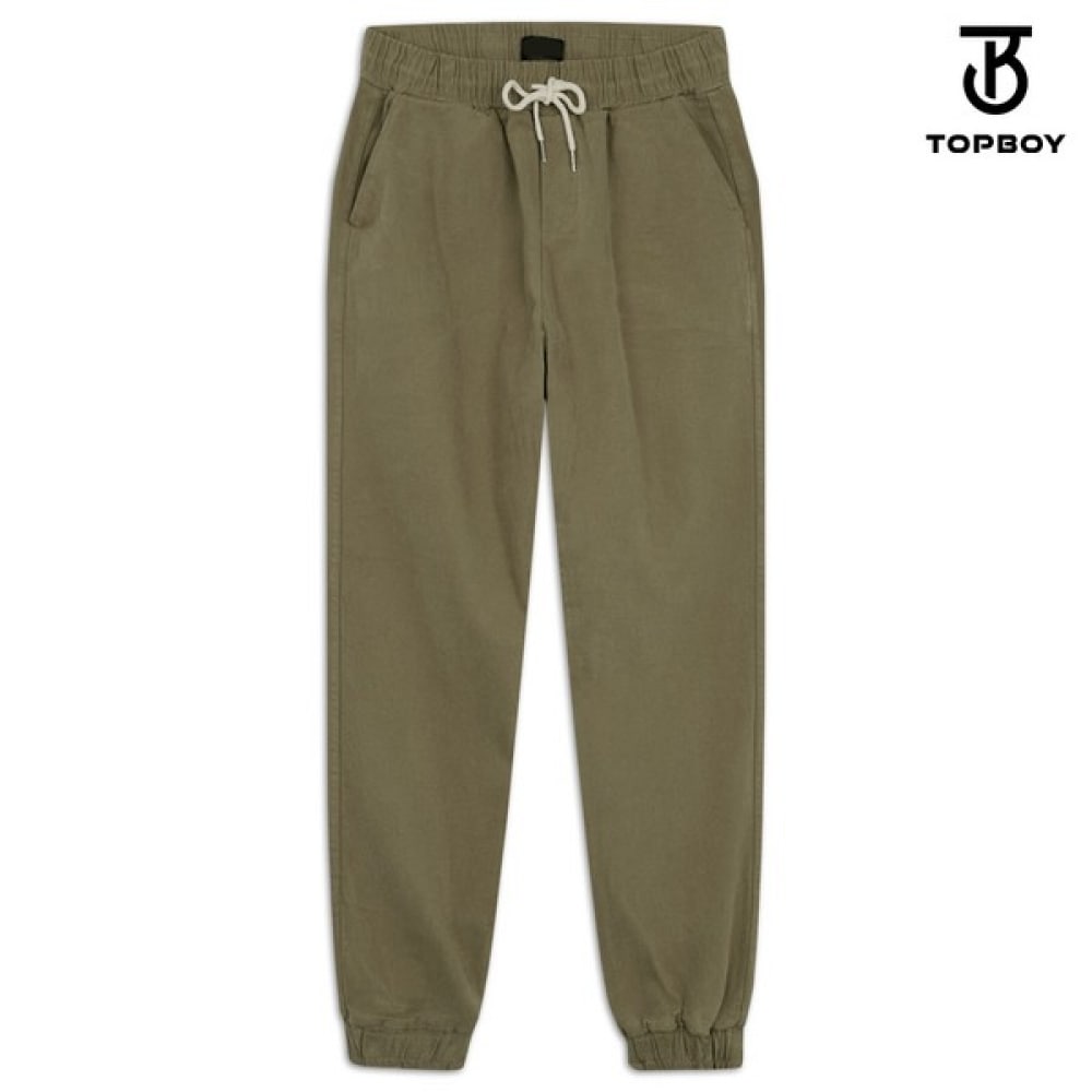 (TOPBOY) ユニスパン起毛バンディングジョガーパンツ (WD017)