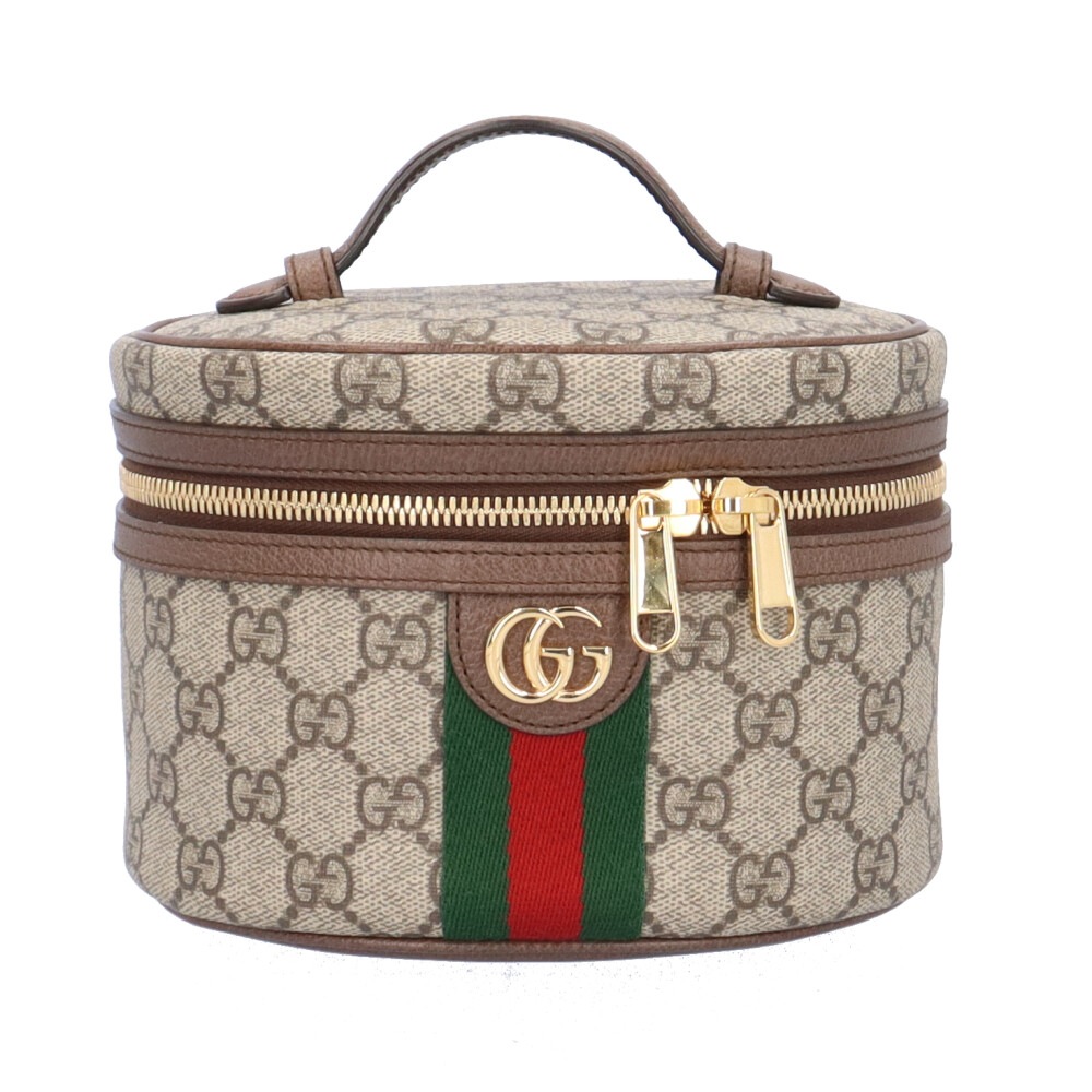 グッチ オフィディア ハンドバッグ PVCコーティングキャンバス 627463 ベージュ GUCCI 中古 美品