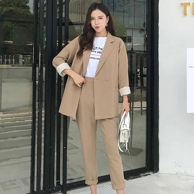 セットアップ ２点セット 上下セット フォーマルスーツ レディース パンツスーツ スーツパンツ コー