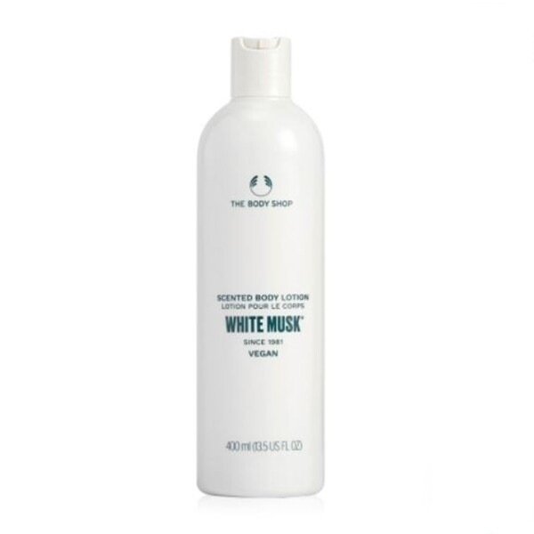 【The body shop】 ザ·ボディショップ ホワイトムスクボディローション 400ml 贈呈品なくなり次第贈呈終了