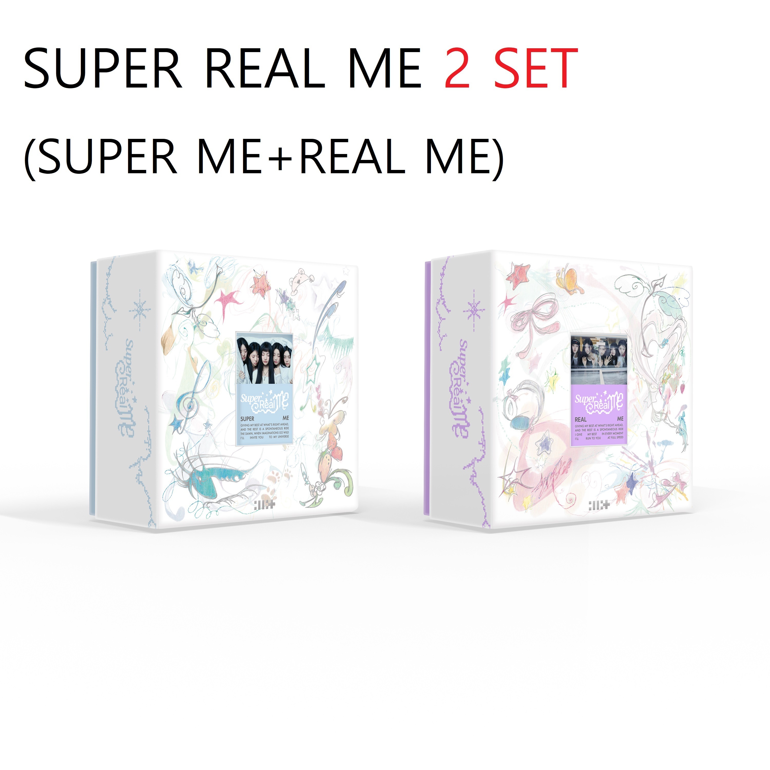【SET商品】ILLIT [SUPER REAL ME] (2 SET)（韓国盤）【正規輸入盤】
