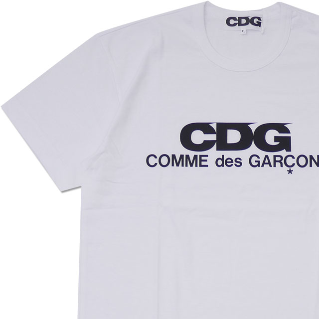 シーディージー CDG コムデギャルソン COMME des GARCONS LOGO TEE Tシャツ WHITE 200-008012-060
