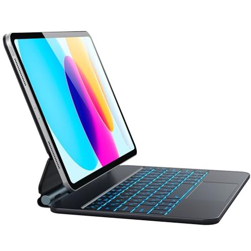 CHESONAマジックiPad第10世代ケースキーボード ipad 11 世代 キーボード[日本語配列] iPad 10/11(A16)世代 キーボード 7色バックライト付き