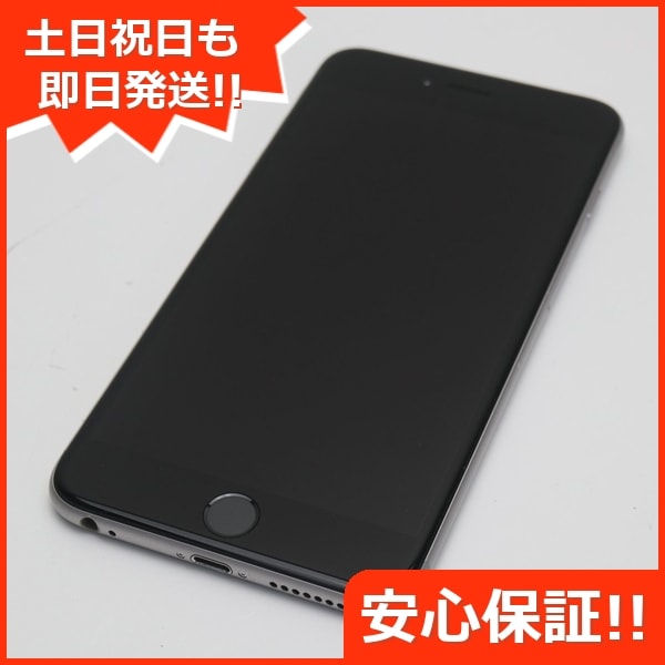 美品 DoCoMo iPhone6 PLUS 128GB スペースグレイ スマホ 51 Apple