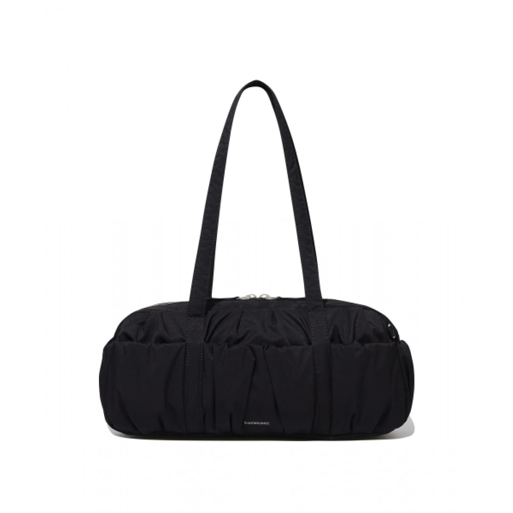 COVERNAT WOMAN クラブハートバブルシュリンキングダッフルバック ブラック