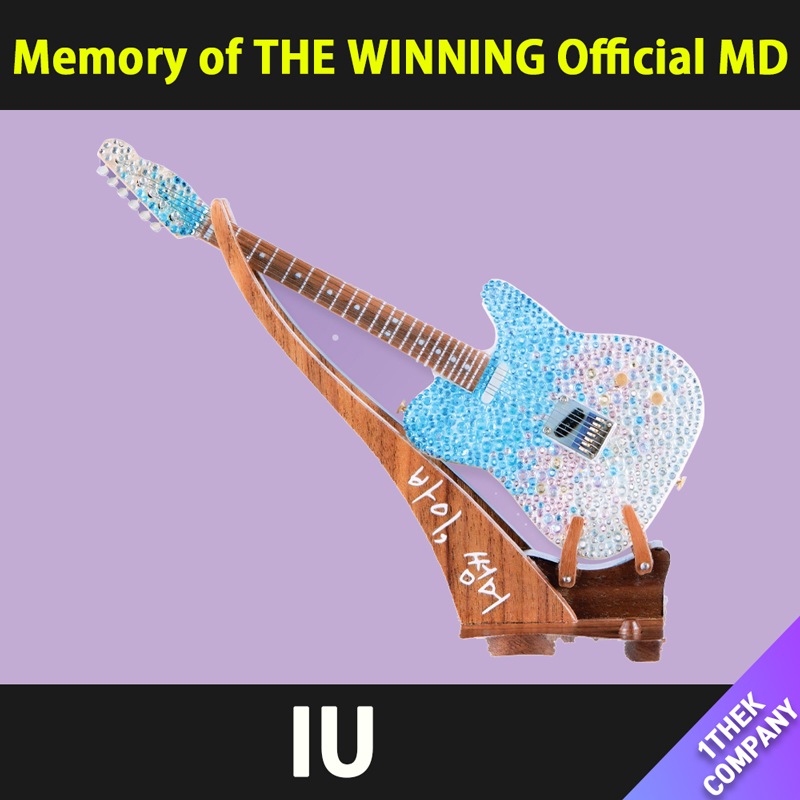 【当店制作トレカ付】（Bye Summer Miniature Guitar SET）IU Memory of THE WINNING Official MD