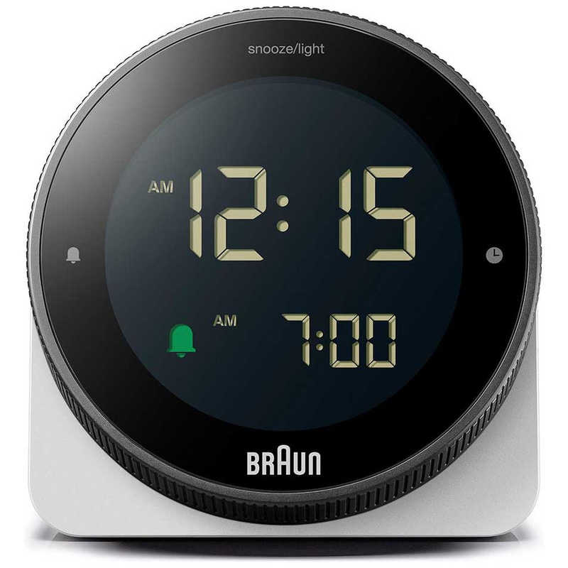 ブラウン　BRAUN　DIGITAL CLOCK　BC24W