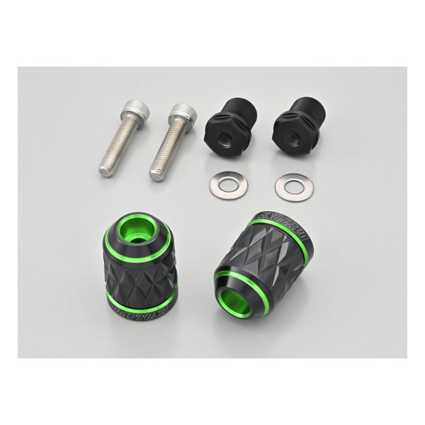 バーエンド カワサキ M17 用 KIRIKO ライムグリーン 42611