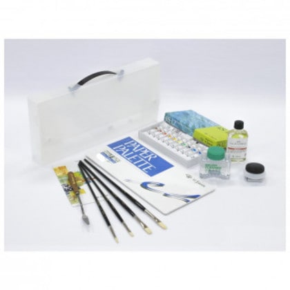 クサカベ 油絵 ストライプクリアボックスセット No.42