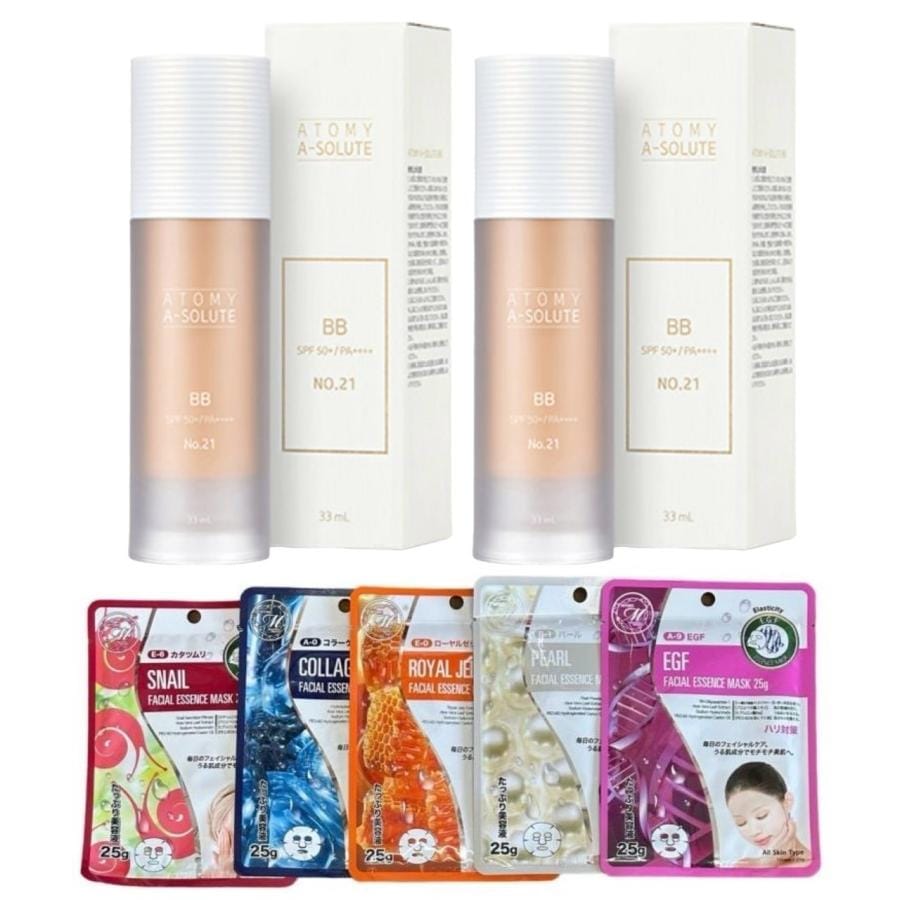 国内発送 2点セット エイソルート BBクリーム 33ml マスクシート付き 韓国コスメ za015-2