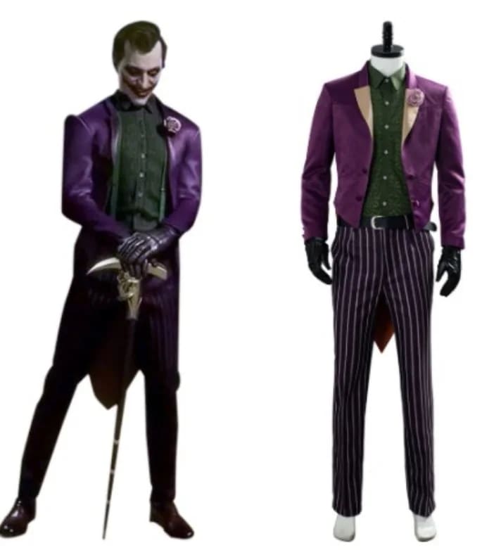 大人気 ジョーカー C スーツ モータルコンバット 11 ゲーム ロールプレイ 悪役シリーズ ハロウィン コスプレ衣装