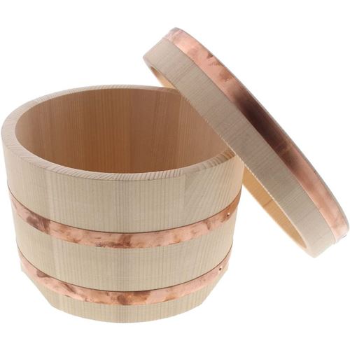 おひつ 江戸びつ 飯台 3合サイズ 銅タガ ナチュラル 立花容器 日本製 6,493円