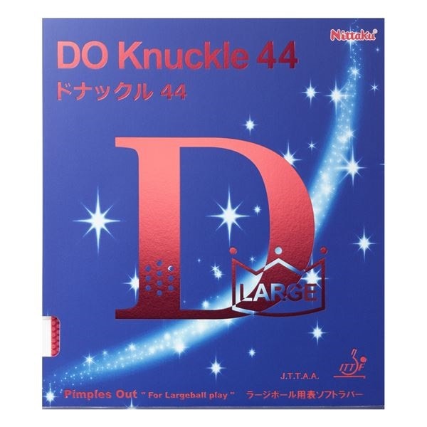 ニッタク（Nittaku） ラージボール用表ソフトラバー DO KNUCKLE 44（ドナックル44） NR8578 レッド CU（超極薄）