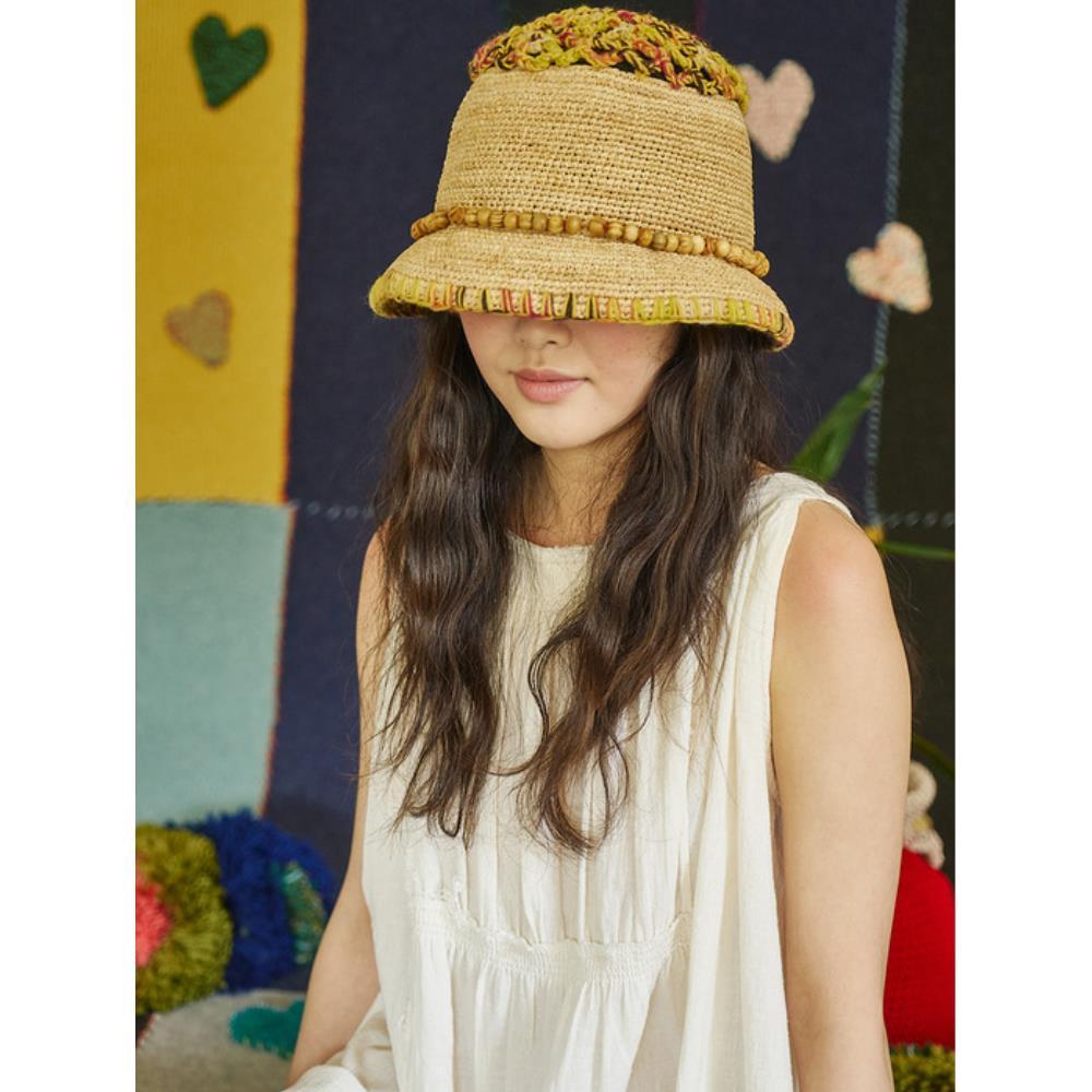 MISU A BARBE NETTED BUCKET YELLOW